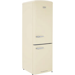 330L Retro Frost Free Fridge Freezer, Cream - CDA Florence Barley - London Houseware - 2