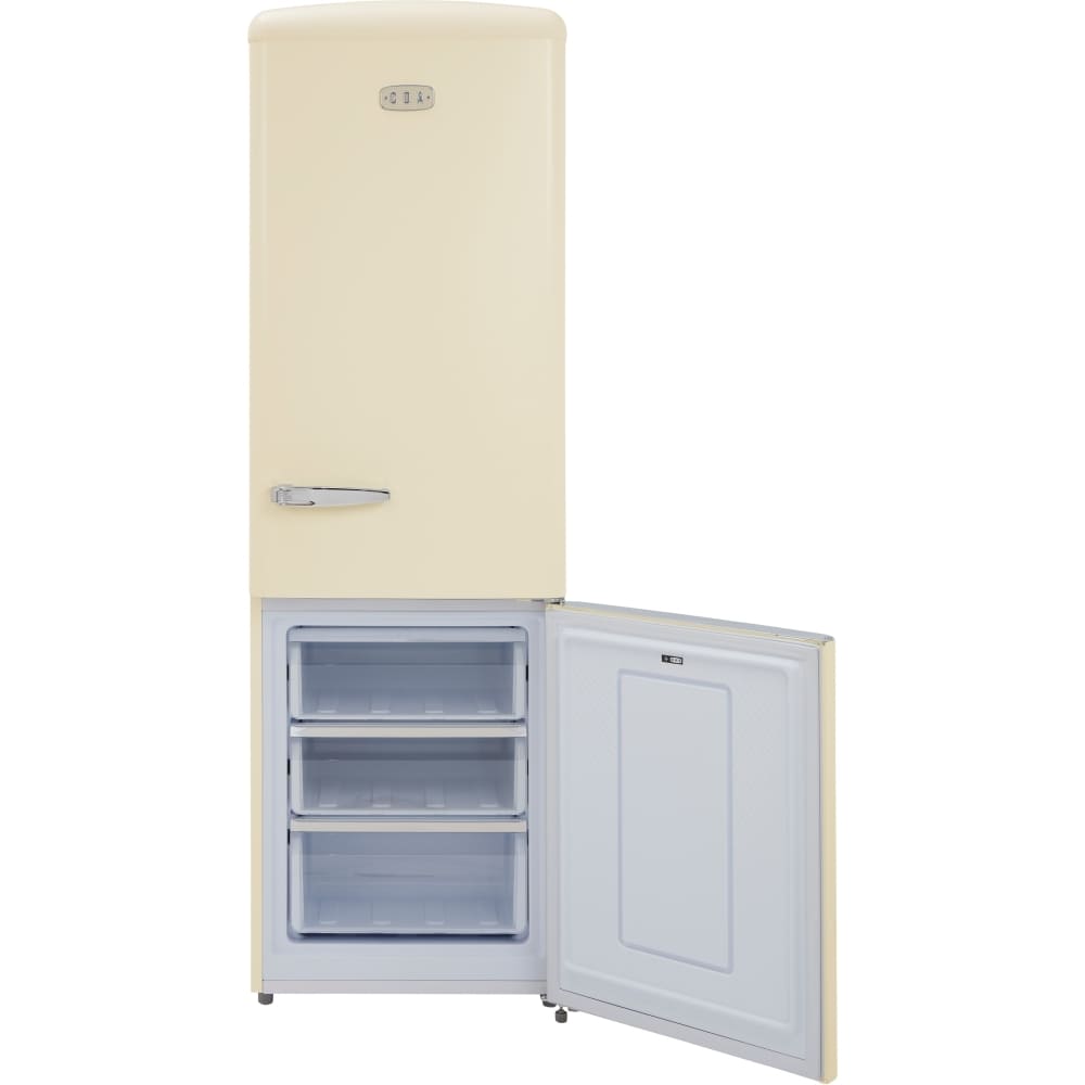 330L Retro Frost Free Fridge Freezer, Cream - CDA Florence Barley - London Houseware - 13