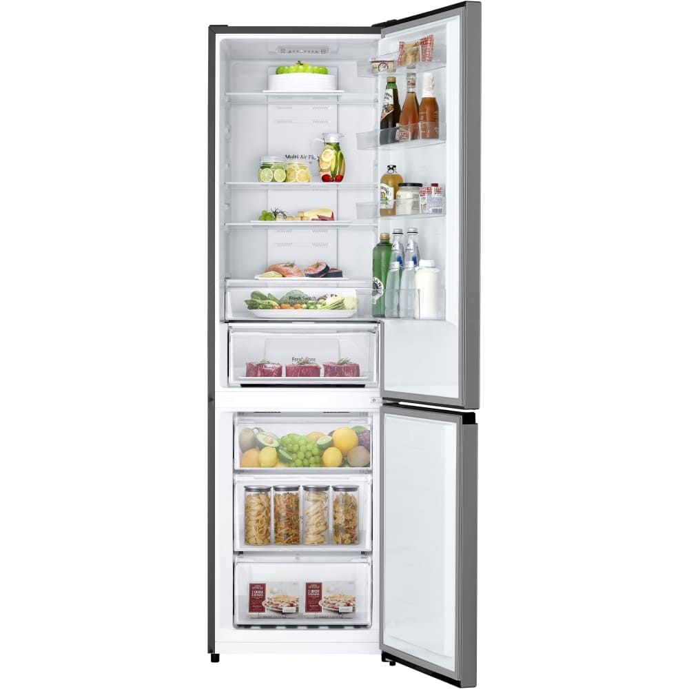 336L No Frost Freestanding Fridge Freezer, 70/30, Silver - LG GBM22HSADH - London Houseware  - 8