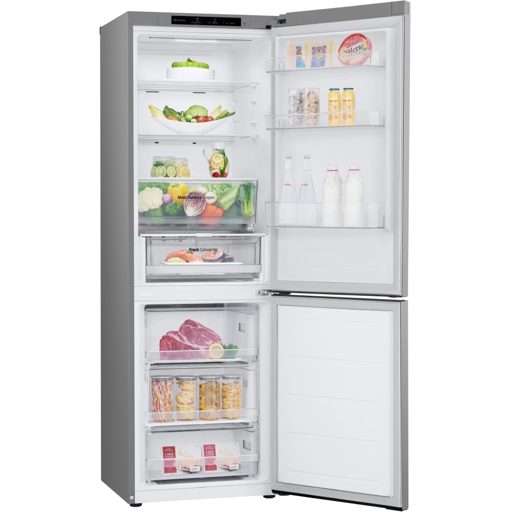 344L No Frost Freestanding Fridge Freezer, 60/40, Silver - LG GBV3100DPY - London Houseware - 5