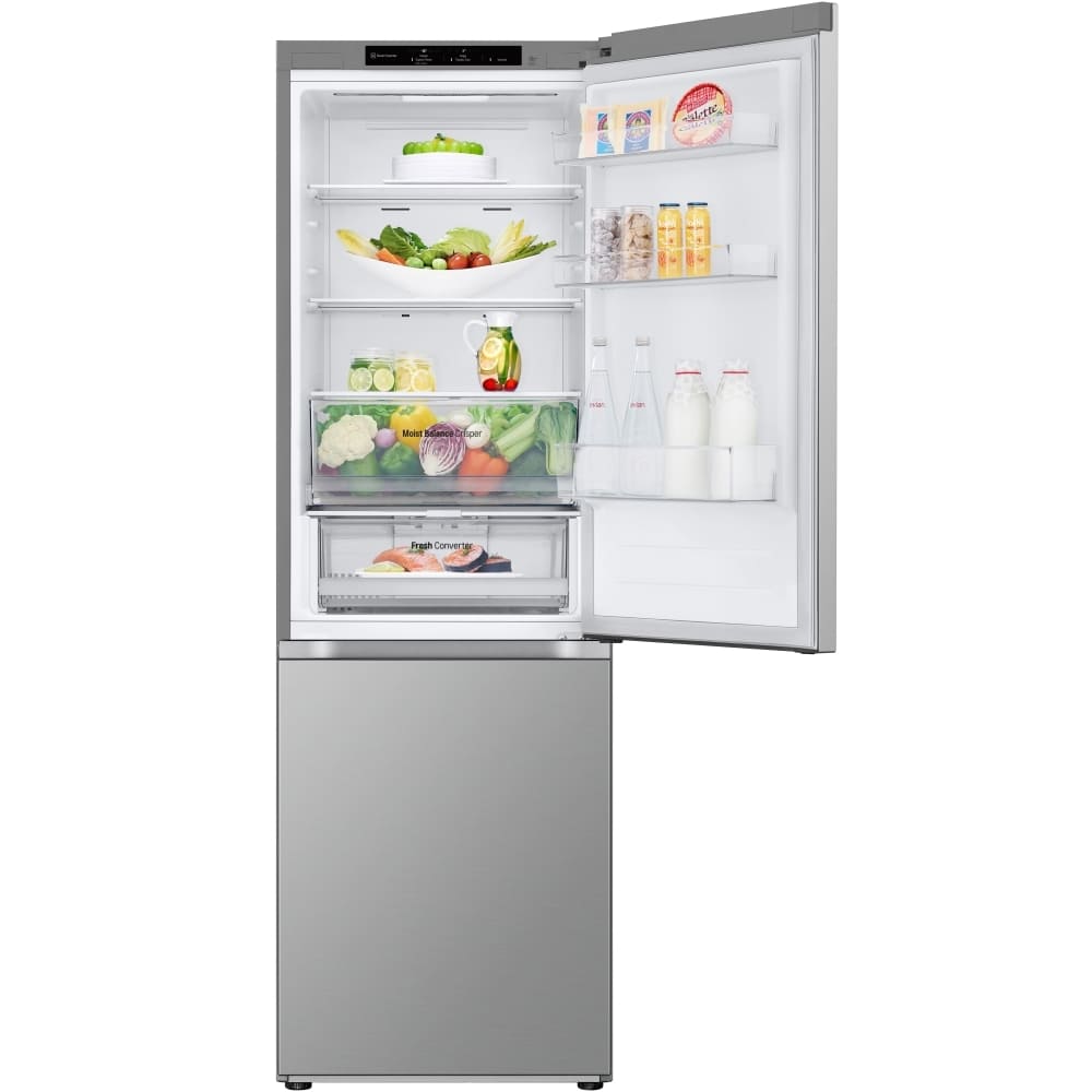 344L No Frost Freestanding Fridge Freezer, 60/40, Silver - LG GBV3100DPY - London Houseware - 4