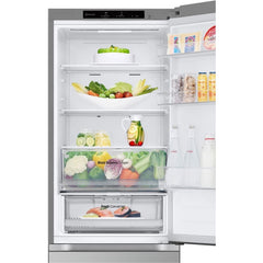 344L No Frost Freestanding Fridge Freezer, 60/40, Silver - LG GBV3100DPY - London Houseware - 3
