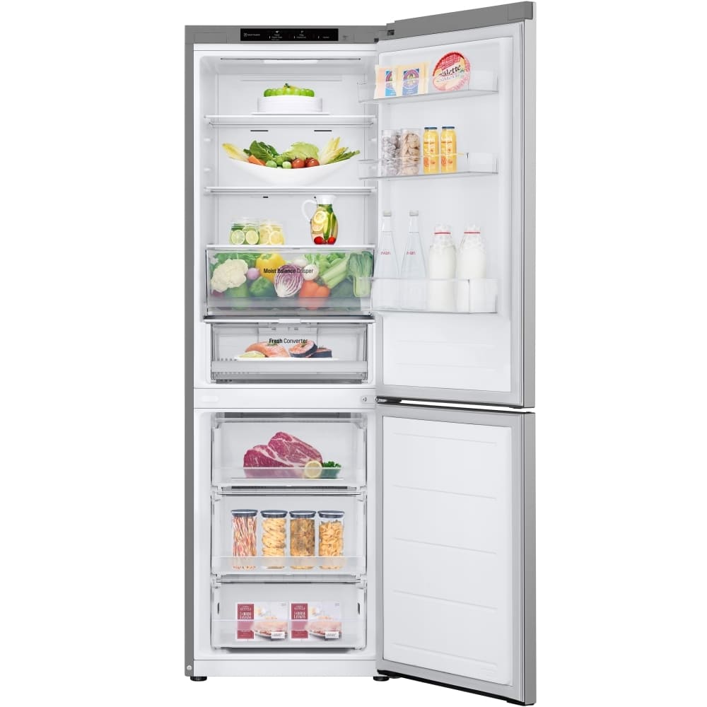 344L No Frost Freestanding Fridge Freezer, 60/40, Silver - LG GBV3100DPY - London Houseware - 14