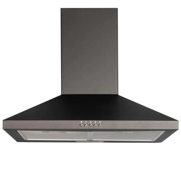 SIA 70cm Black Glass 5 Burner Gas Hob & Chimney Cooker Hood - London Houseware - 5