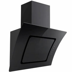 SIA 70cm Black 5 Burner Gas Hob & Angled Curved Glass Cooker Hood - London Houseware - 3