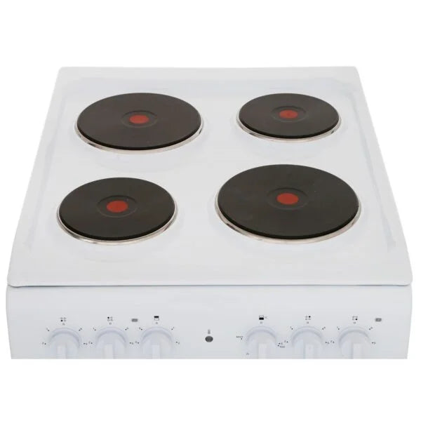 50cm Double Electric Cooker/Separate Grill, White – Indesit ID5E92KMW/UK - London Houseware - 5