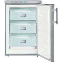 55cm Low Frost Freestanding Freezer, Silver - Liebherr Gsl1223 - Naamaste London Homewares - 4