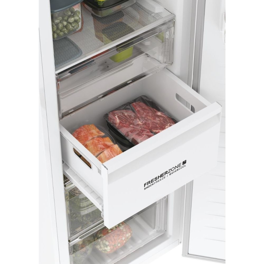 330L Total No Frost Tall Freezer Instaswitch, White - Haier H3F330WEH1 - Naamaste London Homewares - 8