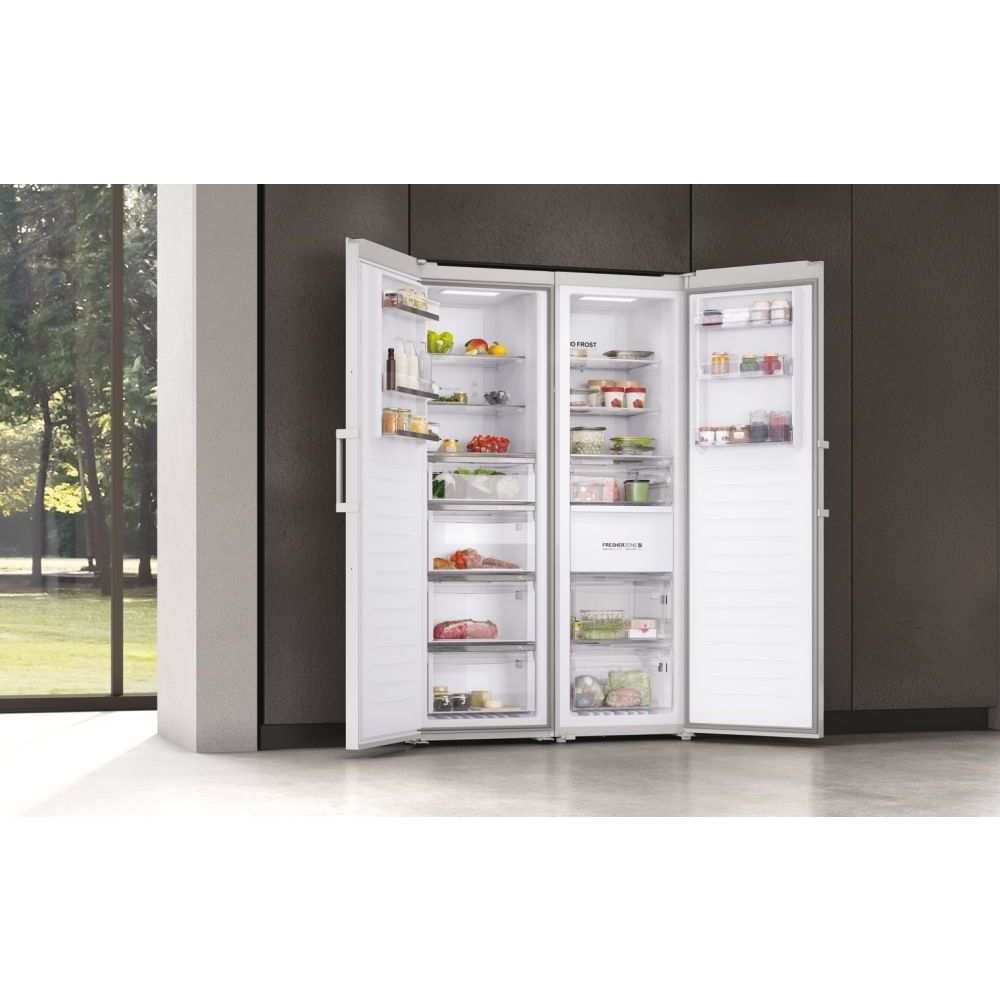 330L Total No Frost Tall Freezer Instaswitch, White - Haier H3F330WEH1 - Naamaste London Homewares - 7