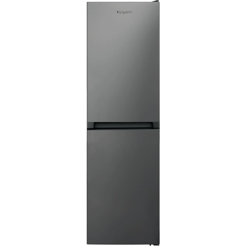 248L Frost Free Hotpoint Fridge Freezer, 50/50, Silver - HBNF55182SUK - London Houseware - 1