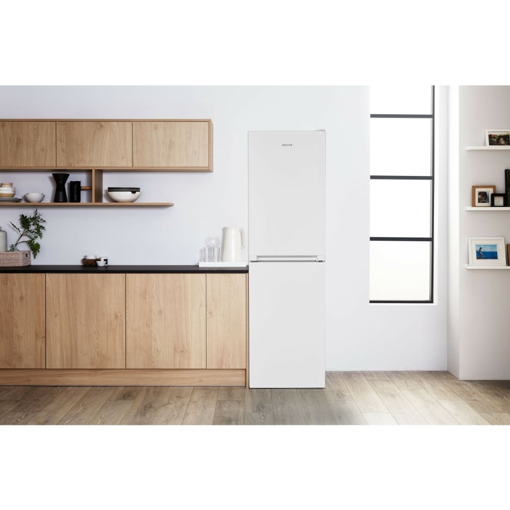 344L Frost Free Hotpoint Fridge Freezer, 50/50, White -  HBNF55182WUK - London Houseware - 6