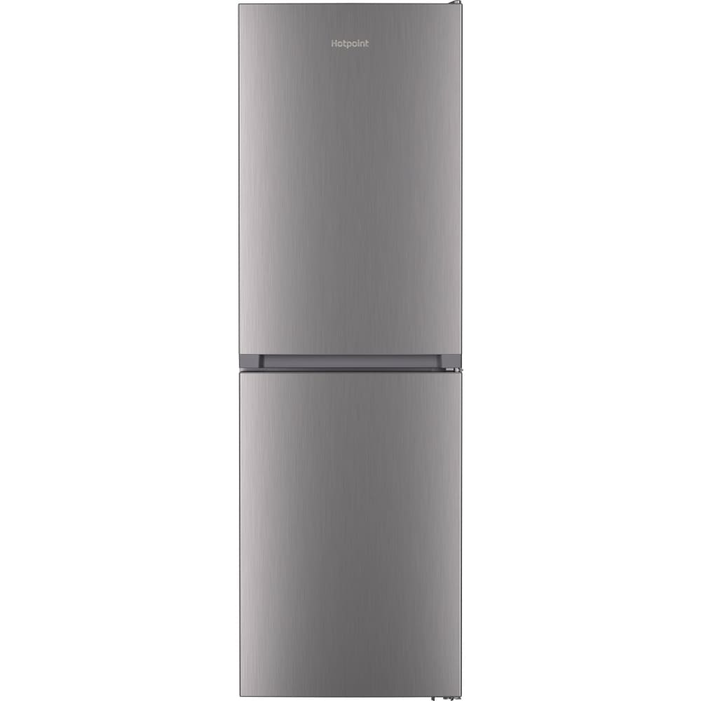 332L No Frost Hotpoint Fridge Freezer, 50/50, Stainless Steel - HBTNF60182XUK - London Houseware - 1