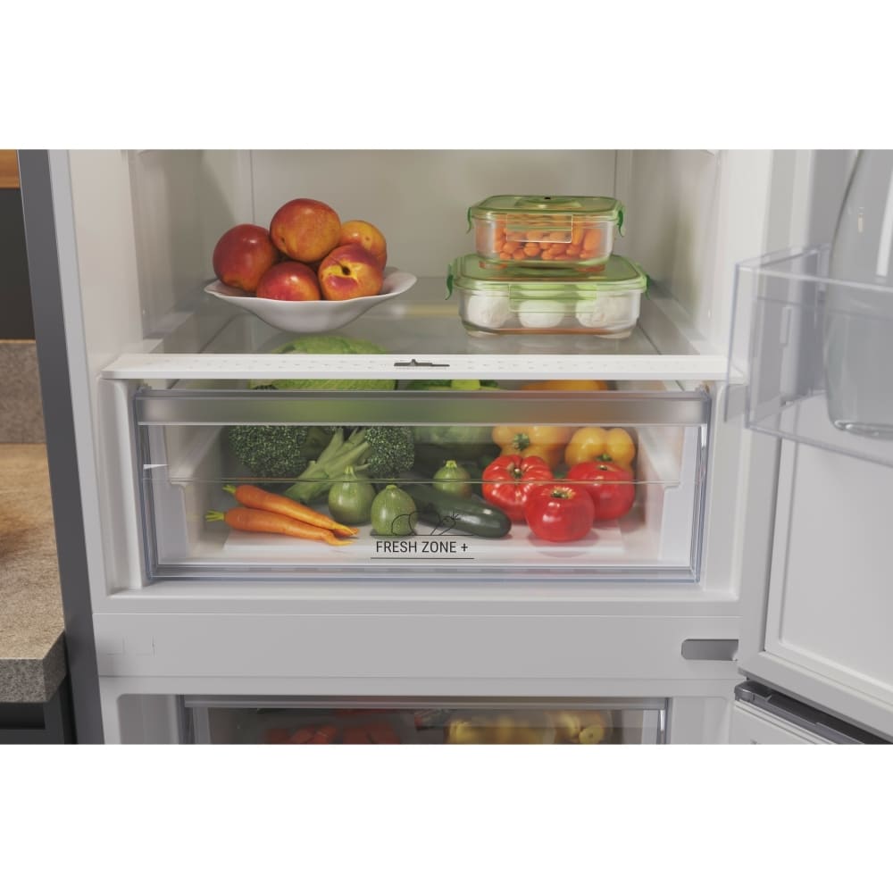 332L No Frost Hotpoint Fridge Freezer, 50/50, Stainless Steel - HBTNF60182XUK - London Houseware - 9