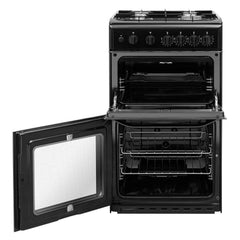 Double Gas Cooker/Separate Grill, Black – Hotpoint HD5G00KCB/UK - London Houseware - 4