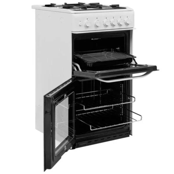 50 cm Double Gas Cooker, White – Hotpoint HD5G00KCW/UK - London Houseware - 4