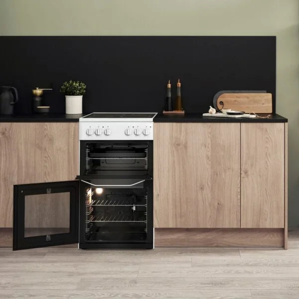 electric Cooker Oven And Hob/Freestanding – Hotpoint HD5V92KCW/UK - London Houseware - 3