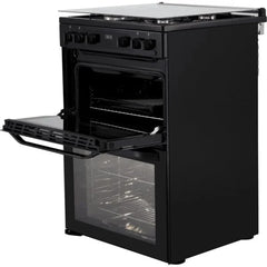 60cm Gas Cooker with Gas Hob/FreeStanding, Black – Hotpoint HDM67G0CCB/UK - London Houseware - 2