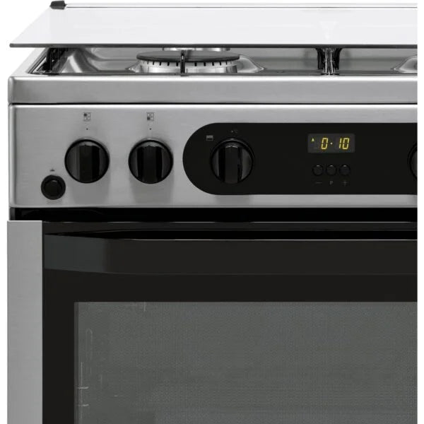 60cm Gas Cooker with Gas Hob/FreeStanding, Silver – Hotpoint HDM67G0CCX/UK - London Houseware - 3