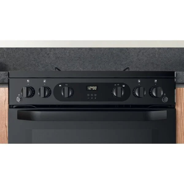 Freestanding Double Gas Cooker – Hotpoint HDM67G0CMBUK - London Houseware - 5