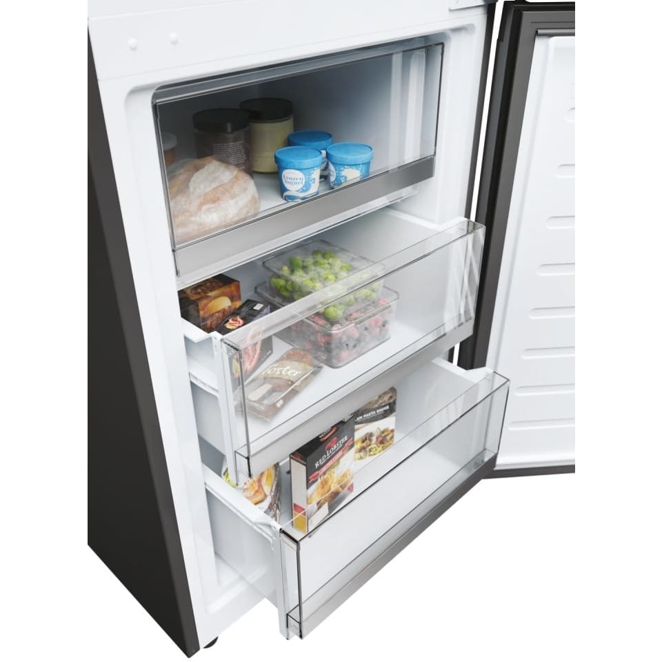 2D 60 No Frost Black Fridge Freezer, 70/30, - Haier HDW3620DNPD - London Houseware - 8