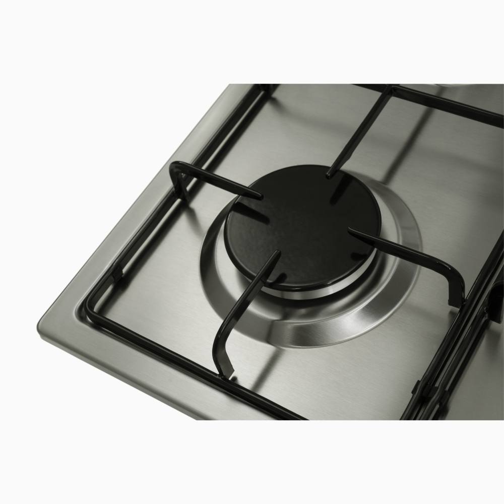 58cm 4 Burner Gas Hob Stainless Steel - CDA HG6151 - Naamaste London Homewares - 3