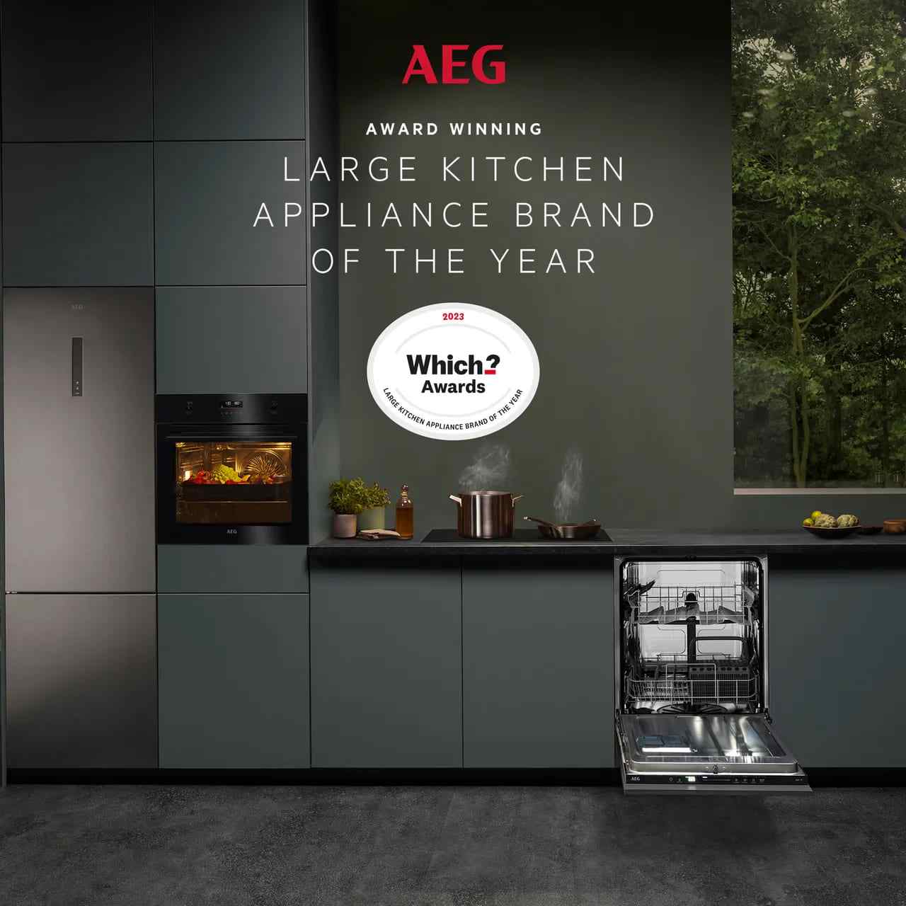 74cm AEG Gas Hob 5 Burner Stainless Steel - HGB75500SM - London Houseware - 6