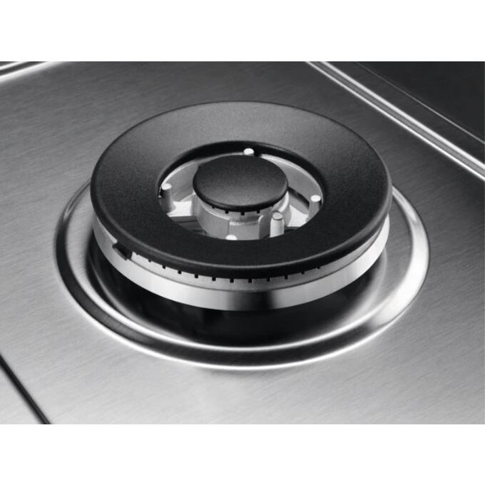 90cm AEG Gas Hob Slim Line Stainless Steel - HGB95522YM - Naamaste London Homewares - 5