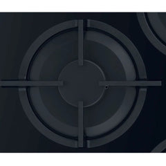 60cm 4 Burner Gas Hob Black - Hotpoint HGS 61S BK - Naamaste London Homewares - 3