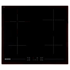 60cm 4 Zone Electric Ceramic Hob, Black on Glass - Hoover HH64DB3T - Naamaste London Homewares - 1