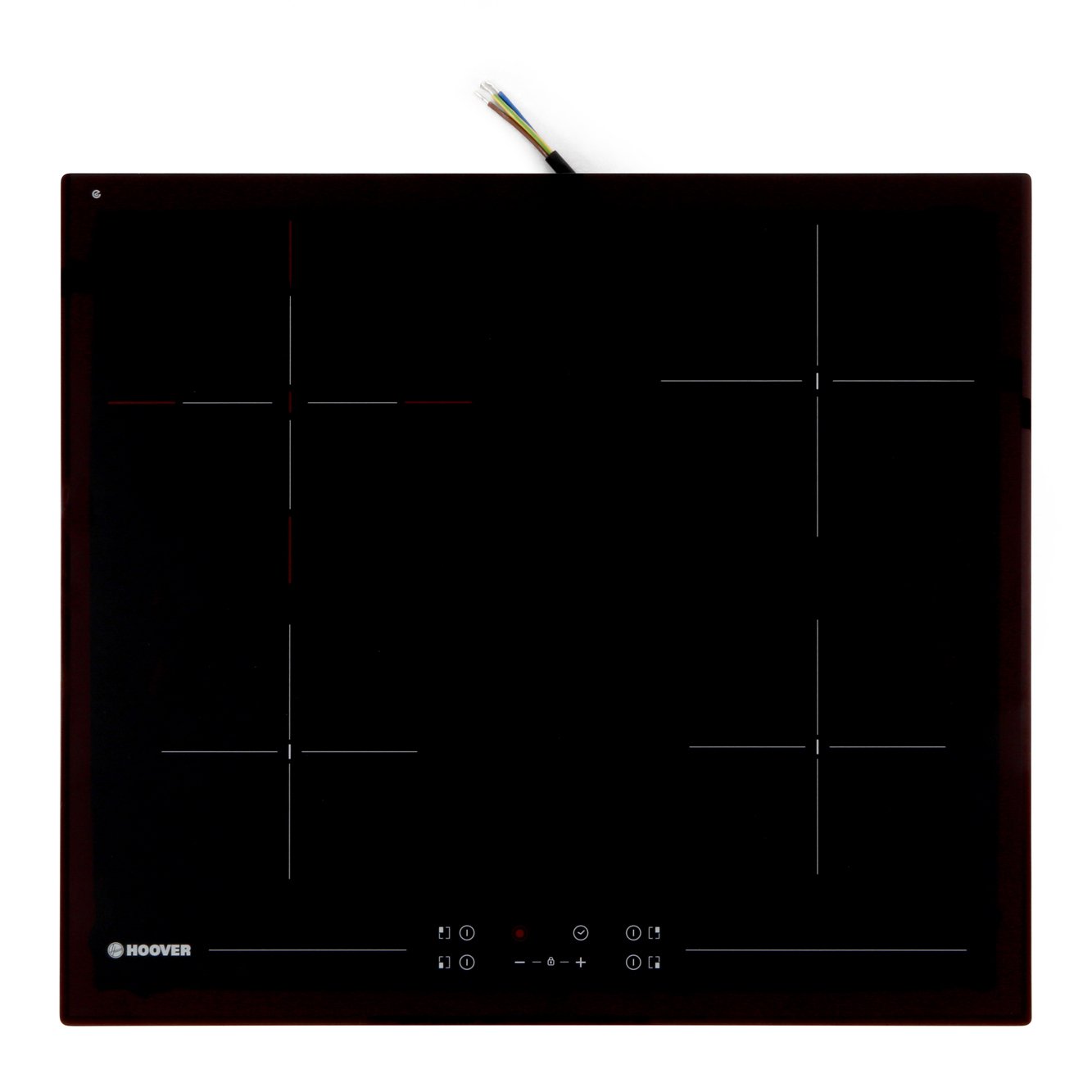 60cm 4 Zone Electric Ceramic Hob, Black on Glass - Hoover HH64DB3T - Naamaste London Homewares - 6