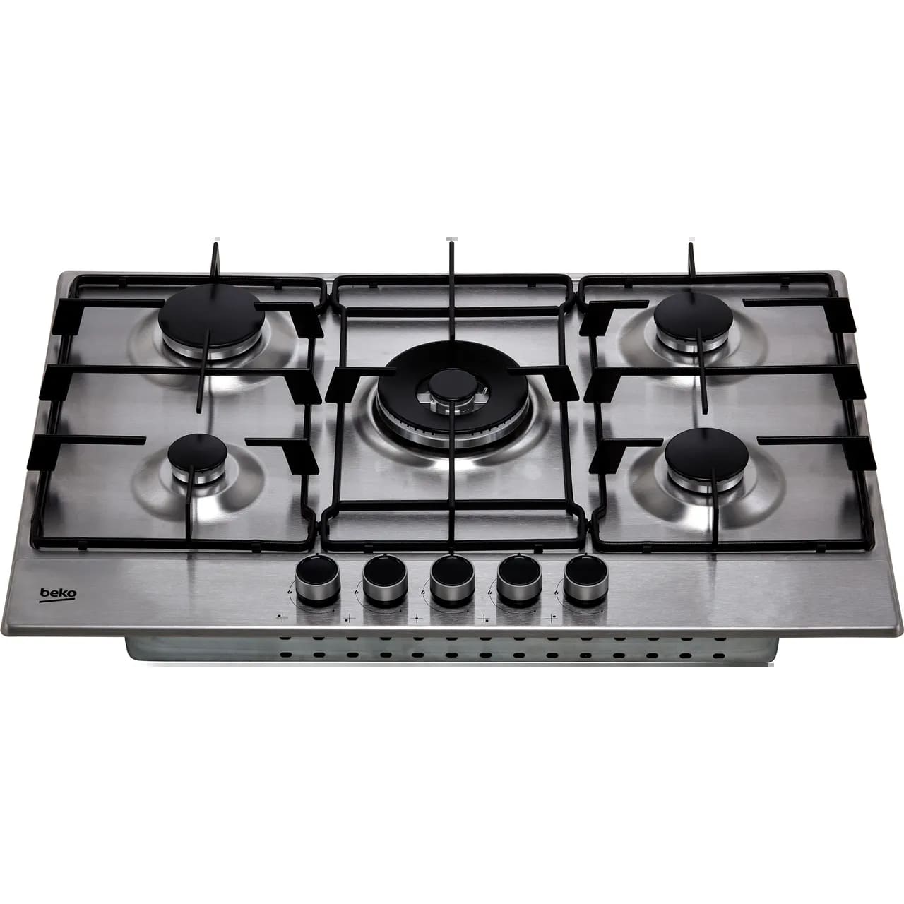 75cm 5 Burner Gas Hob Stainless Steel - Beko HIAW75224SX - London Houseware - 10