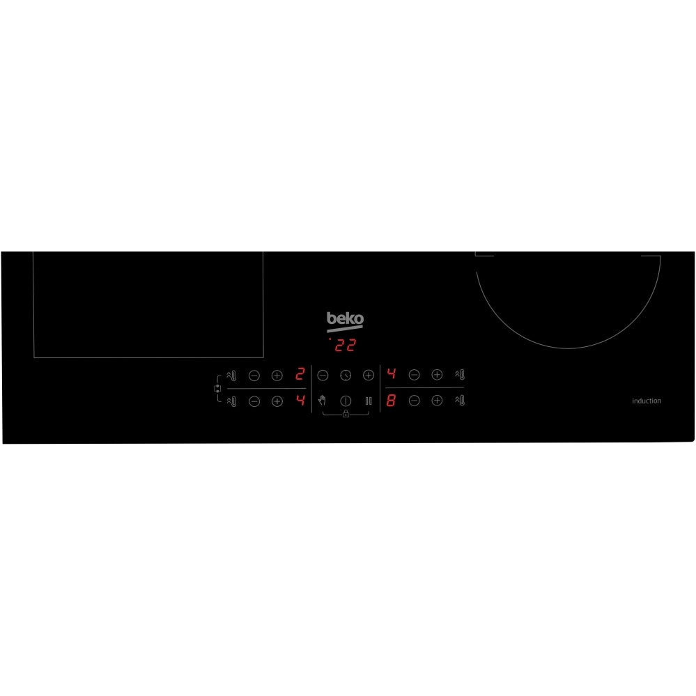 60cm 4 Zone Beko Induction Hob Black - HII64201MT - Naamaste London Homewares - 6