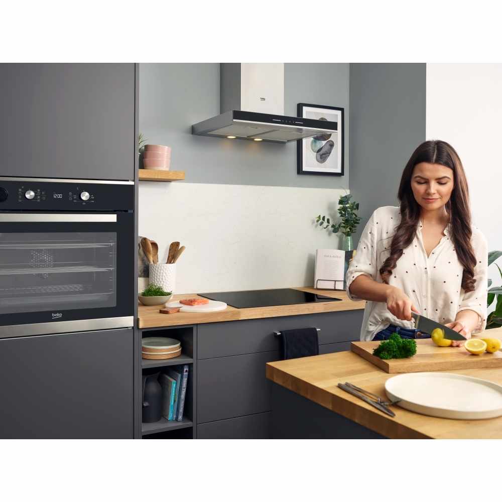 60cm 4 Zone Beko Induction Hob Black - HII64201MT - Naamaste London Homewares - 4