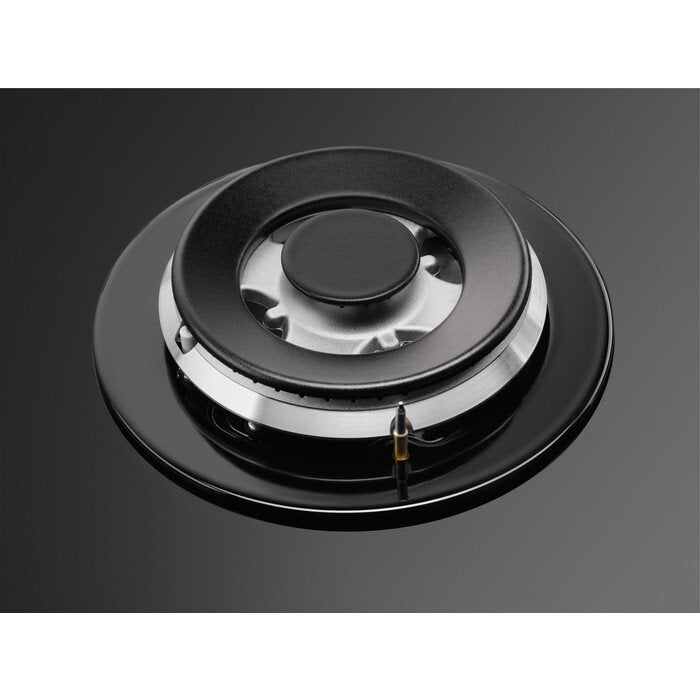 Black 5 Burner AEG Gas Hob Flame Light - HKB75450NB - Naamaste London Homewares - 9