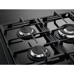 Black 5 Burner AEG Gas Hob Flame Light - HKB75450NB - Naamaste London Homewares - 3