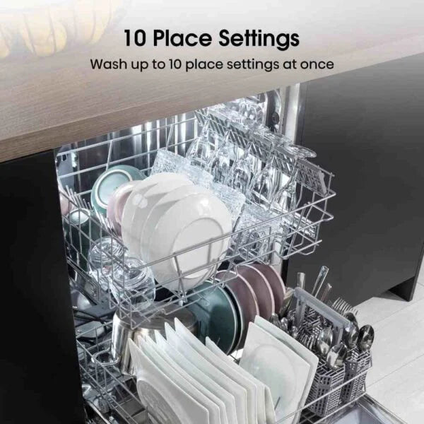 45cm White Freestanding Slimline Dishwasher - Hisense HS523E15WUK - London Houseware - 12