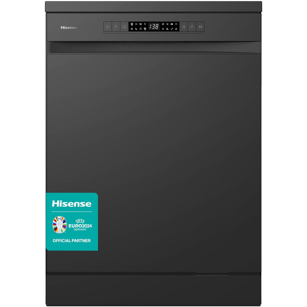 Hisense Dishwasher, 60cm Black Freestanding - HS622E90BUK - London Houseware - 1