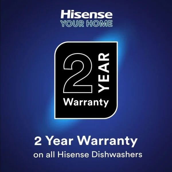 Hisense Dishwasher, White Freestanding - HS673C60WUK - London Houseware - 5