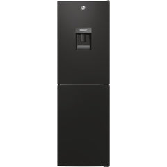 145L Low Frost Black Fridge Freezer, 50/50 - Hoover HV3CT175LFWKB - London Houseware - 1