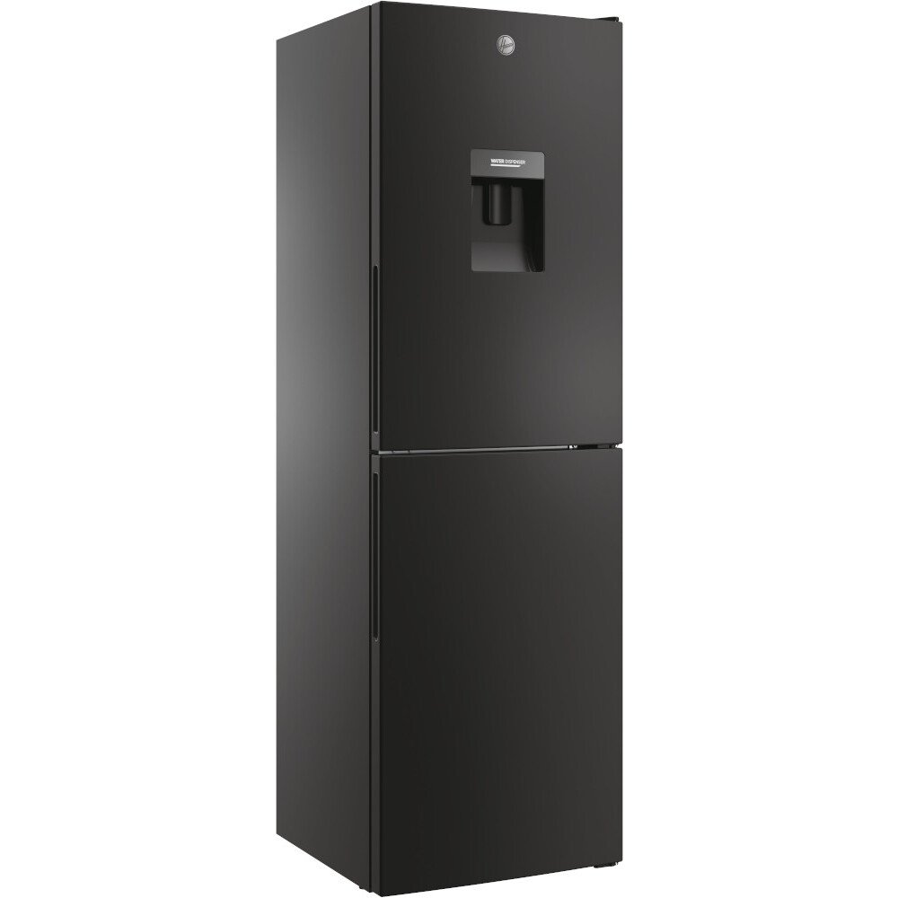 145L Low Frost Black Fridge Freezer, 50/50 - Hoover HV3CT175LFWKB - London Houseware - 2