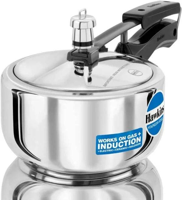 Hawkins Stainless Steel Pressure Cooker - 2 Litre / HSS20 - London Houseware - 1