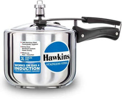 Hawkins Stainless Steel Pressure Cooker - 3 Litre Tall / HSS3T - London Houseware - 1