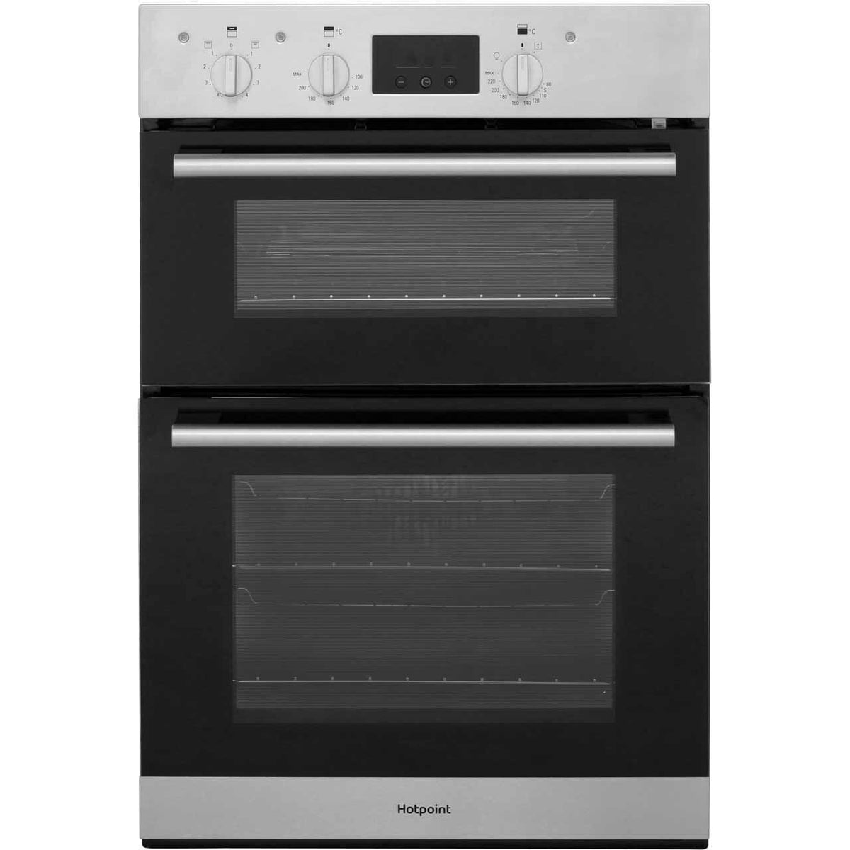 60cm Built In Electric Double Oven, Stainless – Hotpoint DD2540IX - London Houseware - 1