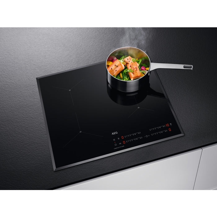 60cm 4 Zone AEG Induction Hob, SenseBoil Black - IAE64411FB - Naamaste London Homewares - 8