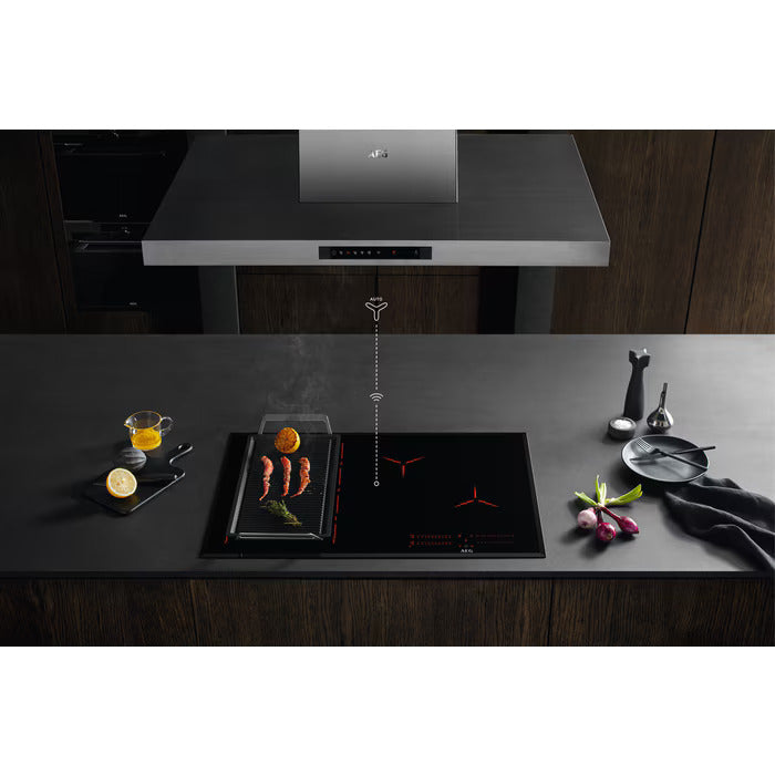 60cm 4 Zone AEG Induction Hob, SenseBoil Black - IAE64411FB - Naamaste London Homewares - 5