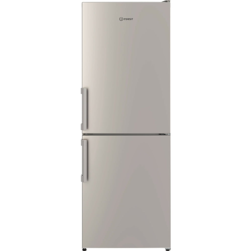 143L Low Frost Freestanding Fridge Freezer, 60/40, Silver - Indesit IB55532SUK - London Houseware - 1