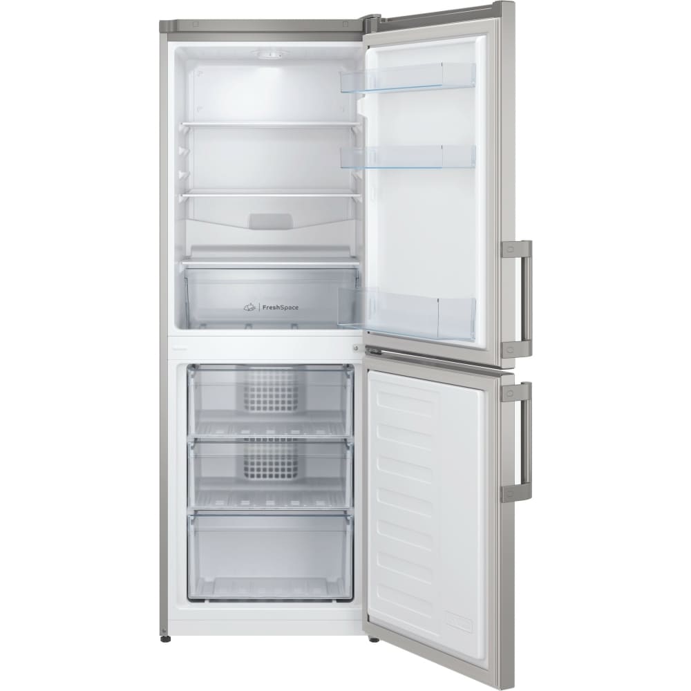 143L Low Frost Freestanding Fridge Freezer, 60/40, Silver - Indesit IB55532SUK - London Houseware - 3