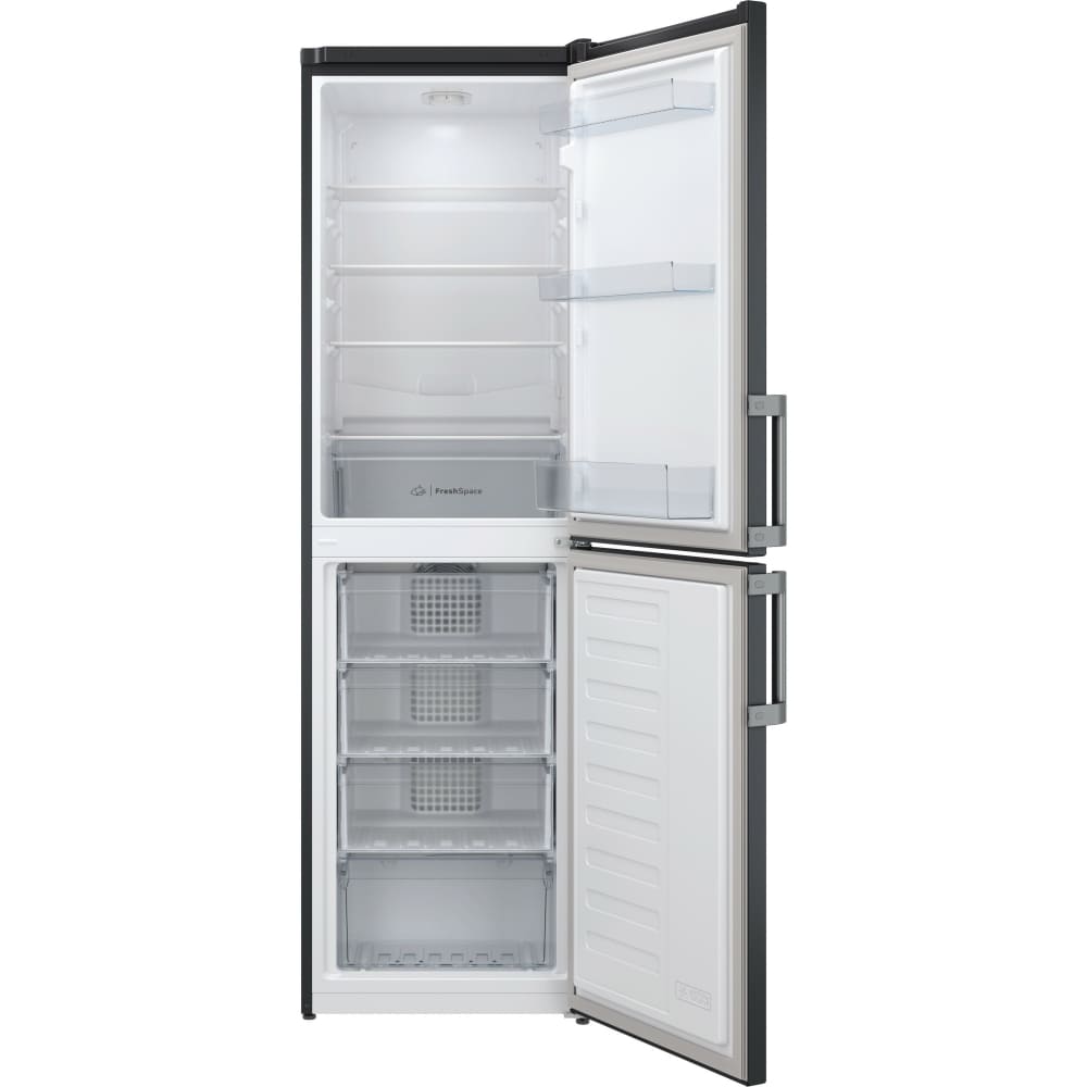 229L Low Frost Black Fridge Freezer, 50/50 - Indesit IB55732BUK - London Houseware - 2