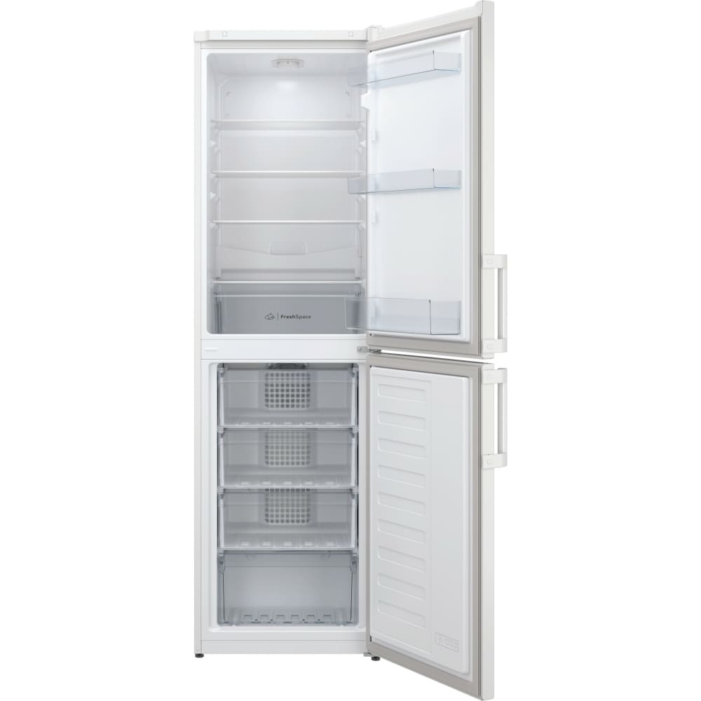 143L Low Frost Freestanding Fridge Freezer, 50/50, White - Indesit IB55732WUK - London Hoseware  - 3