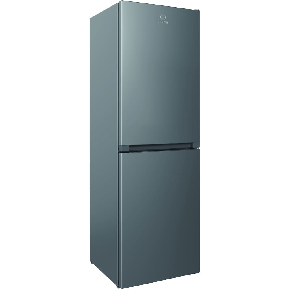 322L Freestanding Silver Fridge Freezer, 50/50, A Rated - Indesit IBTNF60182SUK - London Houseware - 2